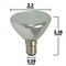 GBK 6439/FR 50w AR56 ALR18 BA15d Frosted Elevator Replacement Bulb